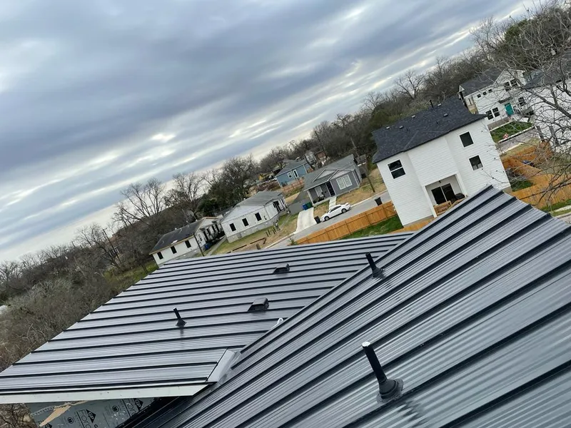 Standing seam metal roof panels with vents for Skylight Repair in Schaghticoke
